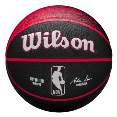 Мяч баскетбольный Wilson NBA Team City Collector Miami Heat Мяч баскетбольный Wilson NBA Team City Collector Miami Heat