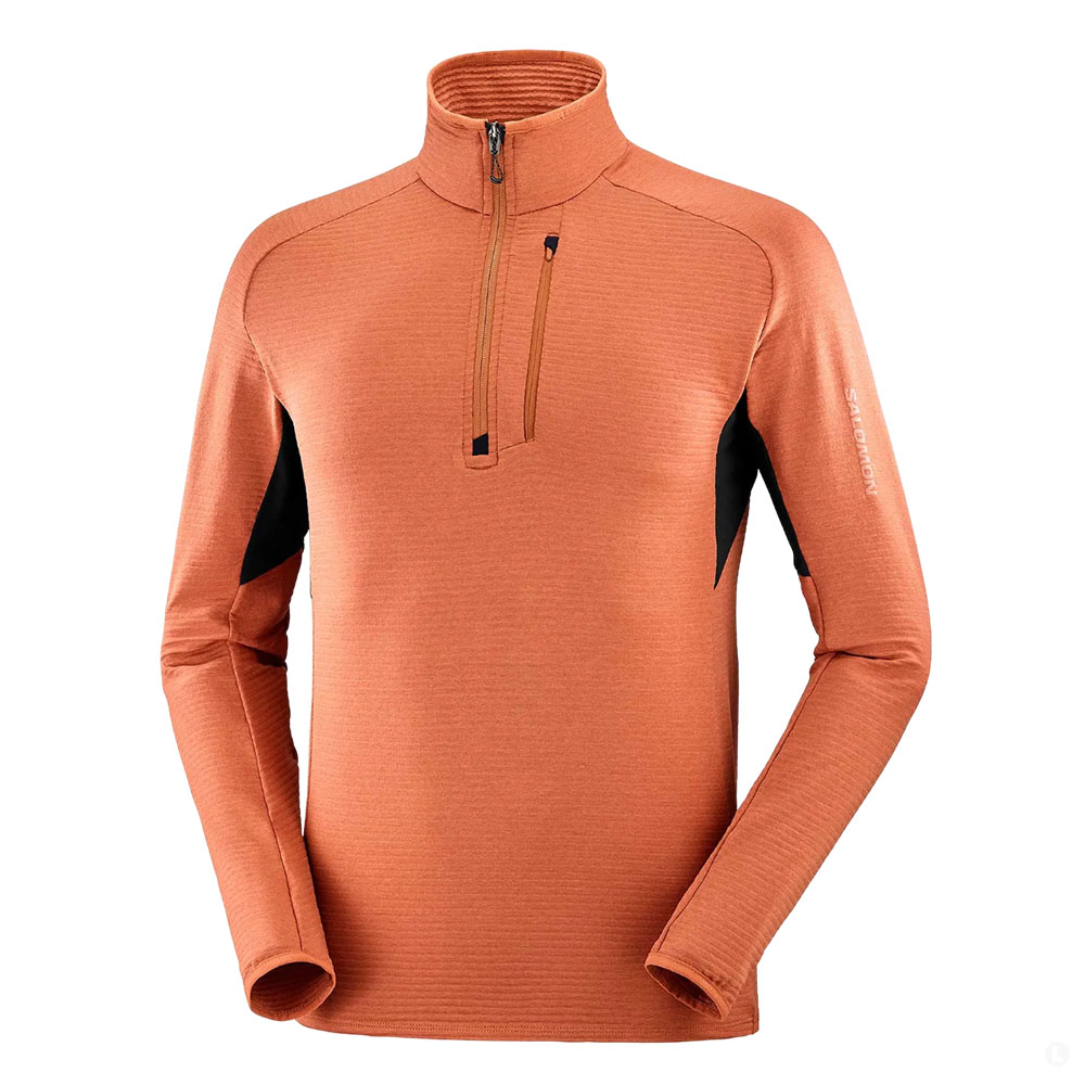 Флисовая кофта мужская Salomon Essential Ltwarm Флисовая кофта мужская Salomon Essential Ltwarm