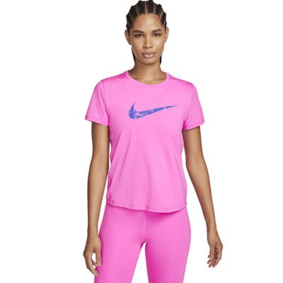 Футболка женская Nike One SWSH HBR SS Top розовый Футболка женская Nike One SWSH HBR SS Top розовый