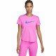 Футболка женская Nike One SWSH HBR SS Top розовый