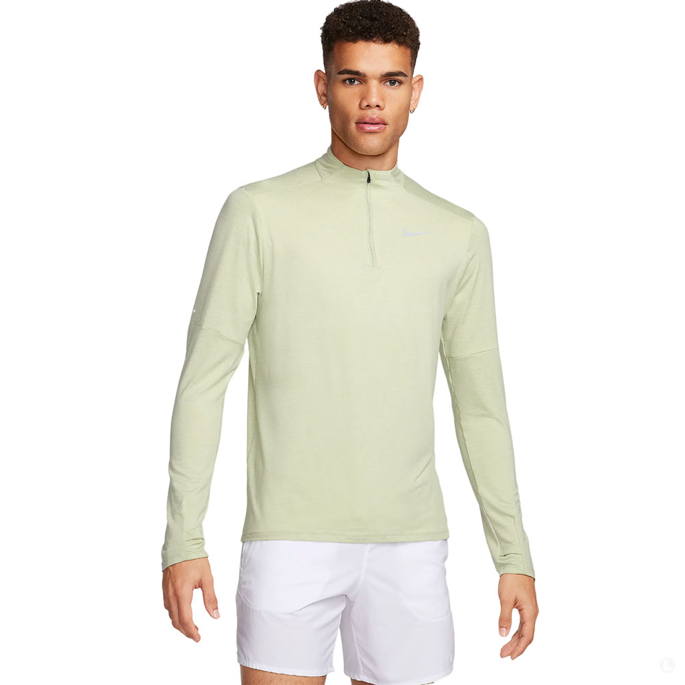 Лонгслив мужской Nike ELMNT Top HZ зеленый