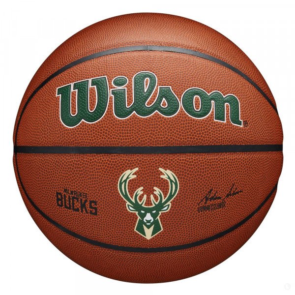 Мяч баскетбольный Wilson NBA Team Alliance Milwaukee Bucks