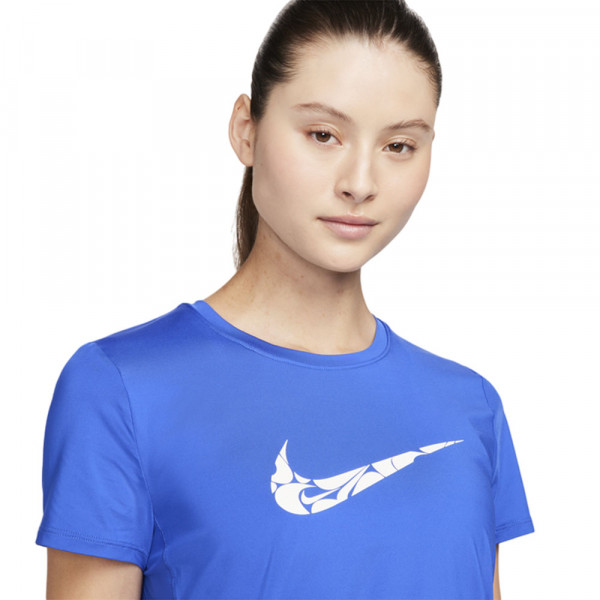 Футболка женская Nike One SWSH HBR синий