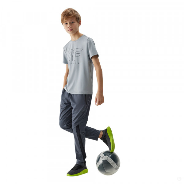 Футболка детская 4F Boy Training серая Футболка детская 4F Boy Training серая