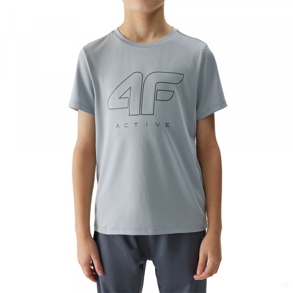Футболка детская 4F Boy Training серая Футболка детская 4F Boy Training серая
