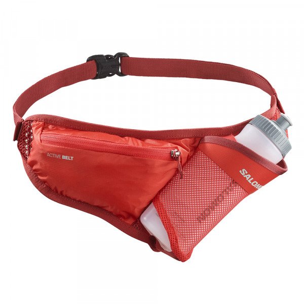 Пояс с бутылками Salomon Active Belt 3D Bottle красный Пояс с бутылками Salomon Active Belt 3D Bottle красный