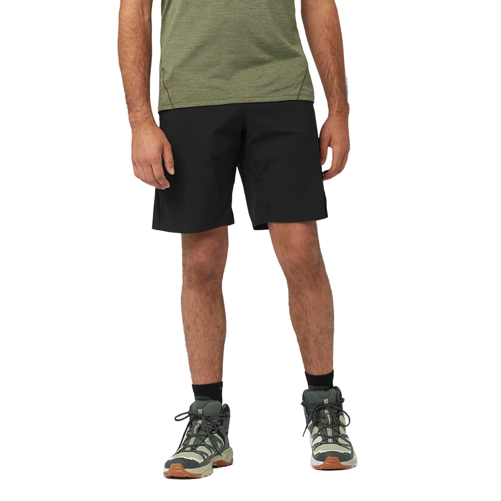 Шорты туристические мужские Salomon Wayfarer Ease черный Шорты туристические мужские Salomon Wayfarer Ease черный