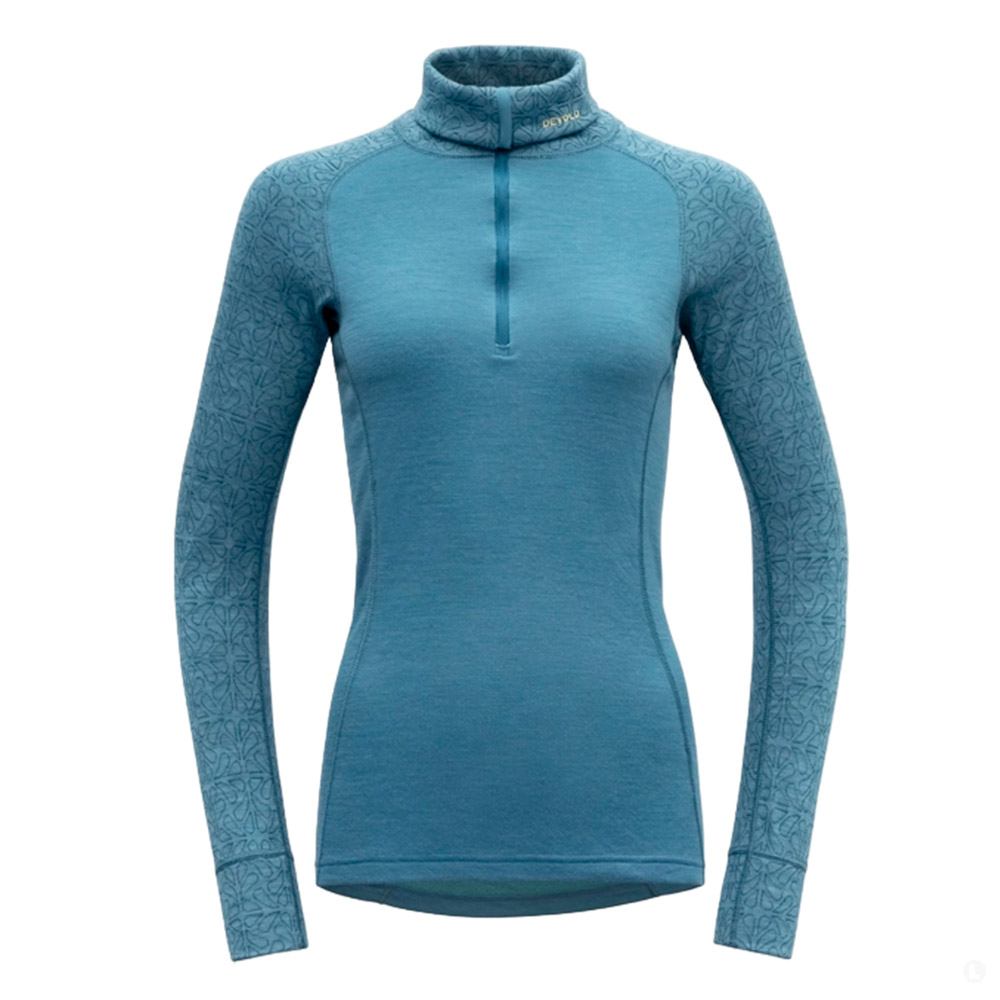 Лонгслив женский Devold Duo Activ Zip Neck