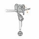 Ролик Petzl Trolley Trac Guide LT