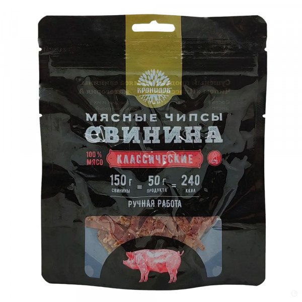 Чипсы Оригинальные из мяса свинины Чипсы Оригинальные из мяса свинины