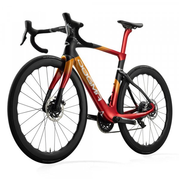 Велосипед шоссейный Pinarello Dogma F Disc Red eTap AXS 2x12 DB Princeton Peak 4550 DB XDR - 2024