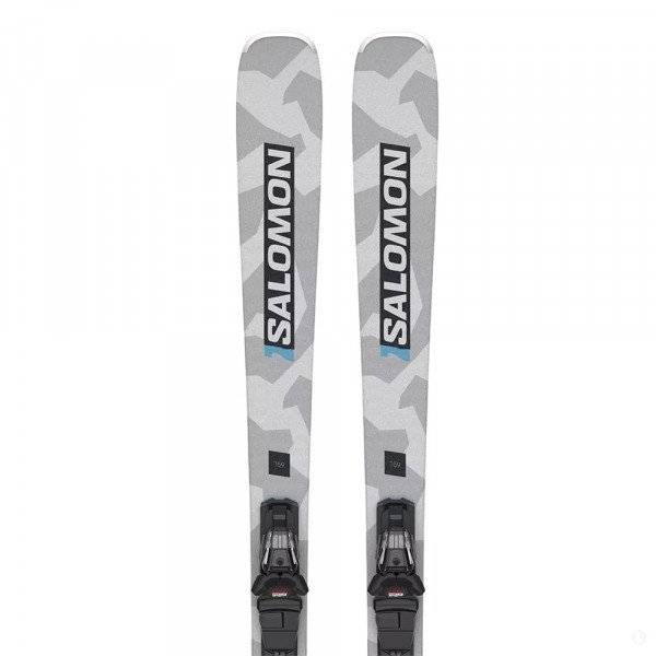 Лыжи горные Salomon E S/Force Am 80 + M10 GW L80 black Лыжи горные Salomon E S/Force Am 80 + M10 GW L80 black