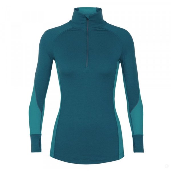 Лонгслив женский Icebreaker Winter Zone 260 Half Zip