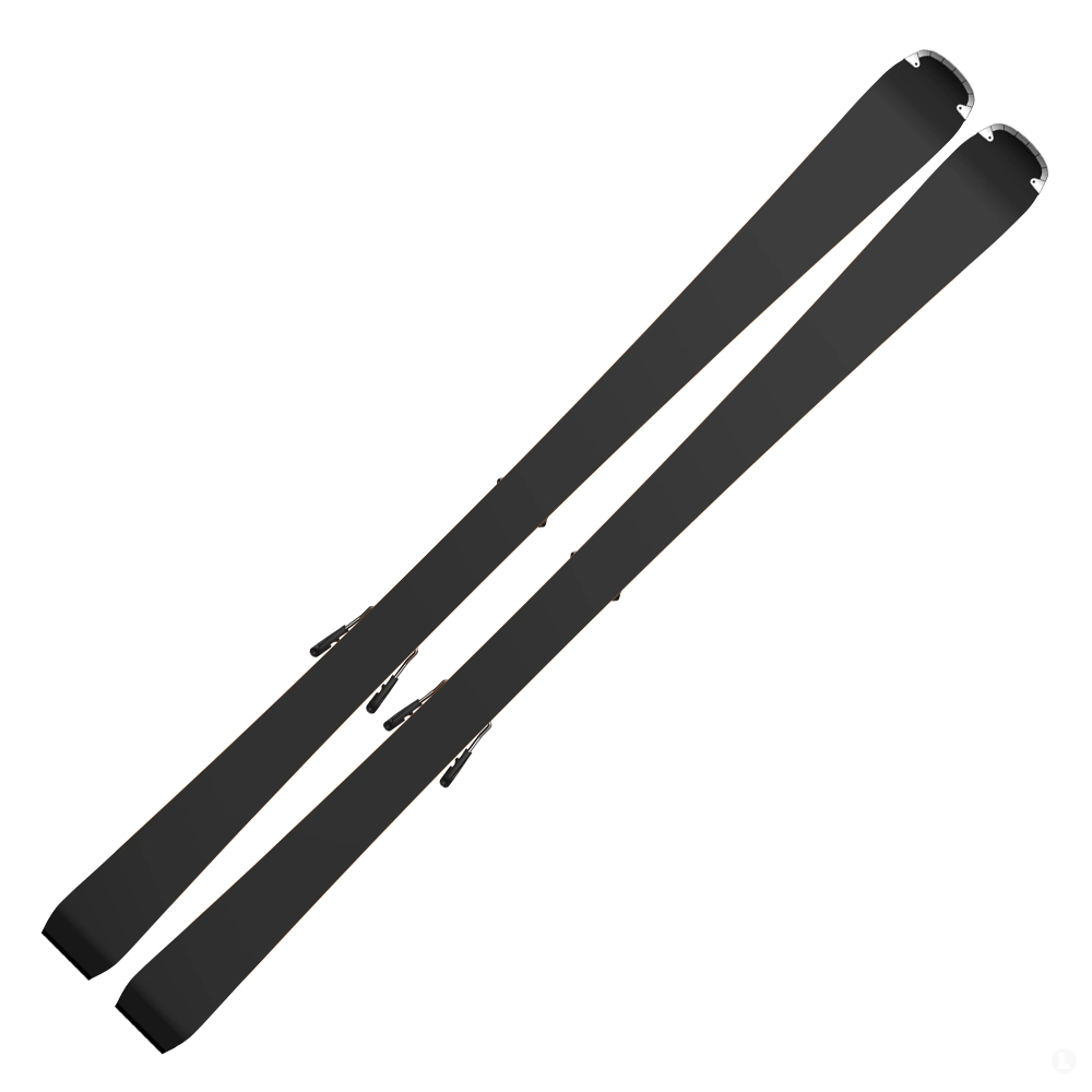 Лыжи горные Atomic E Redster Q6 Pt + E Mi 12 Gw black-orange Лыжи горные Atomic E Redster Q6 Pt + E Mi 12 Gw black-orange