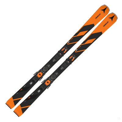 Лыжи горные Atomic E Redster Q5 Lt + E M 10 Gw black-orange Лыжи горные Atomic E Redster Q5 Lt + E M 10 Gw black-orange