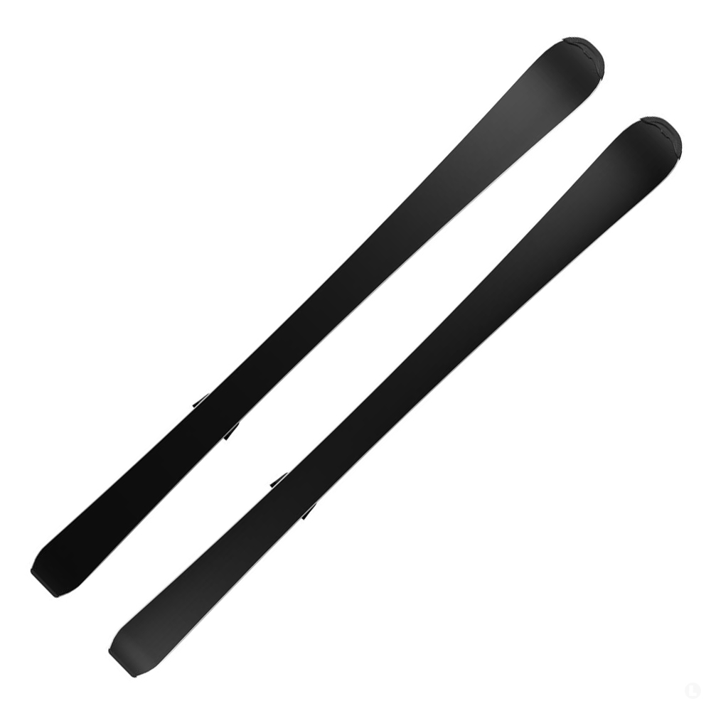 Лыжи горные Salomon L Qst Jr S Pn B3 + L C5 Gw black silver met J75 Лыжи горные Salomon L Qst Jr S Pn B3 + L C5 Gw black silver met J75