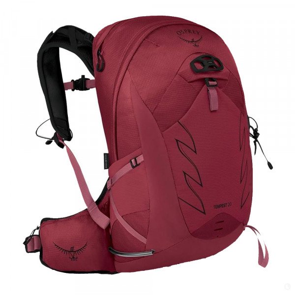 Походный рюкзак женский Osprey Tempest 20 M-L бордовый