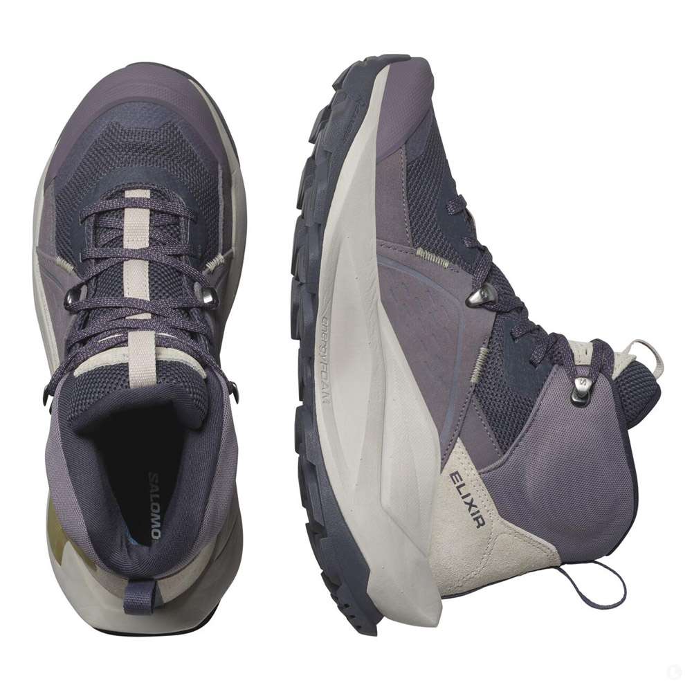Треккинговые ботинки женские Salomon Elixir Mid GTX Треккинговые ботинки женские Salomon Elixir Mid GTX