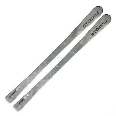Лыжи горные Stockli Laser CX + MC 11 black matt-shine  Лыжи горные Stockli Laser CX + MC 11 black matt-shine