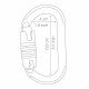 Карабин стальной Petzl Oxan Triact-Lock Карабин стальной Petzl Oxan Triact-Lock