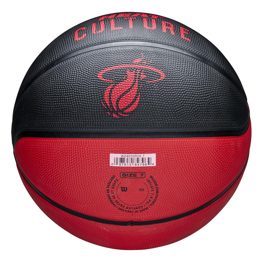 Мяч баскетбольный Wilson NBA Team City Edition Mia Heat 