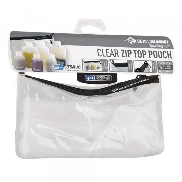 Косметичка Sea To Summit TL TPU Clear Ziptop Pouch Transperent 