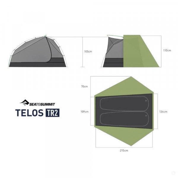 Туристическая палатка Sea To Summit Telos TR2 