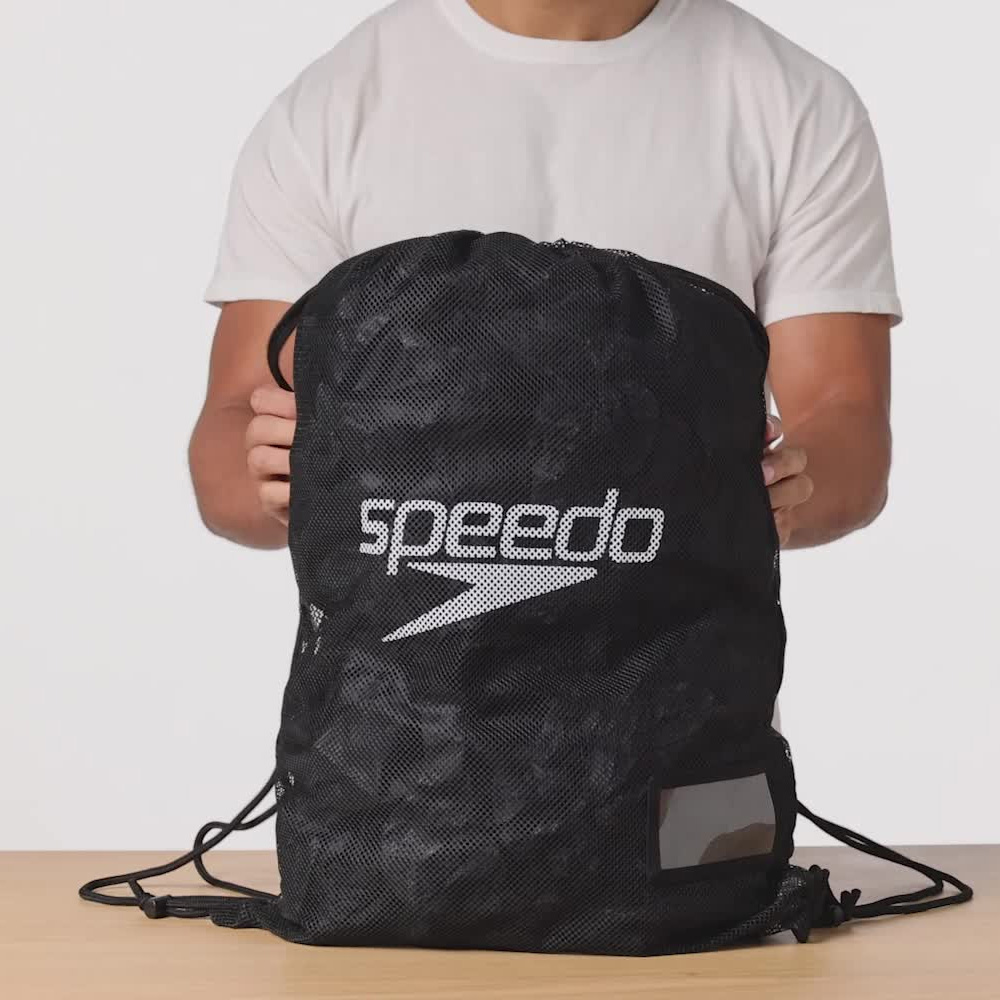 Сумка-мешок Speedo Equip mesh bag черная Сумка-мешок Speedo Equip mesh bag черная
