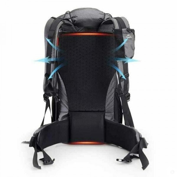 Туристический рюкзак Naturehike Rock 40L серый