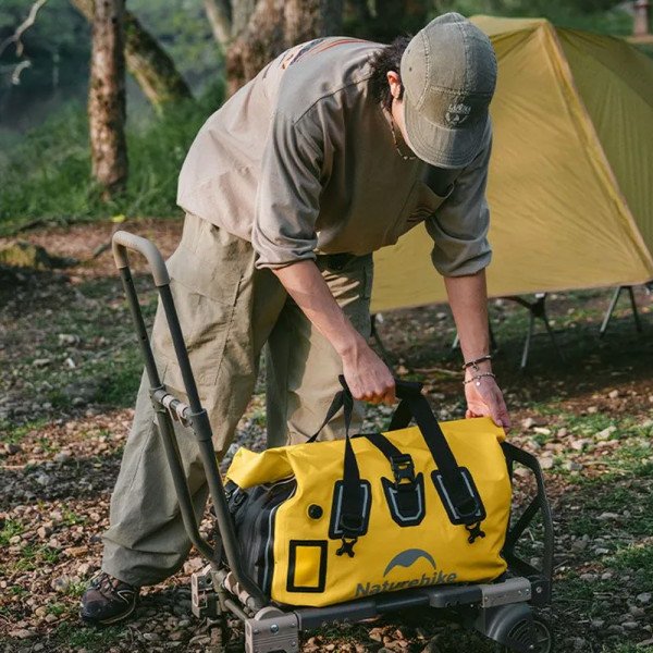 Сумка водонепроницаемая Naturehike 90L желтая