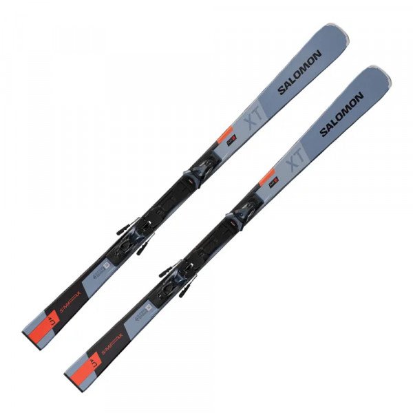 Лыжи горные Salomon E S/Max 10 Xt Copen + E Mi12 Gw Copen blue black F80