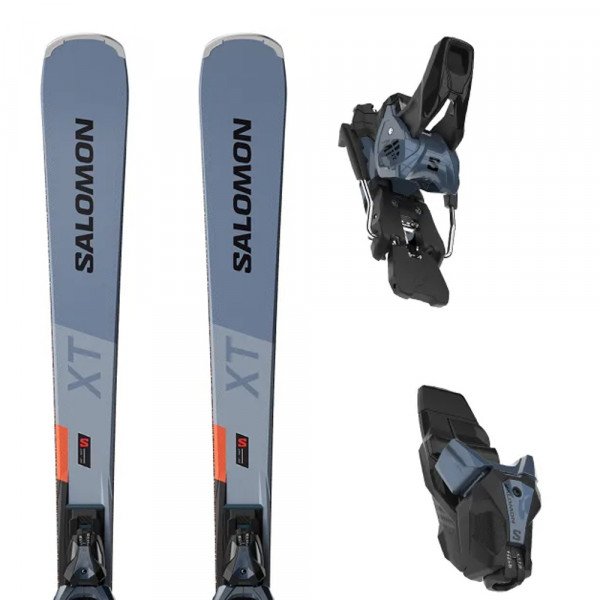 Лыжи горные Salomon E S/Max 10 Xt Copen + E Mi12 Gw Copen blue black F80