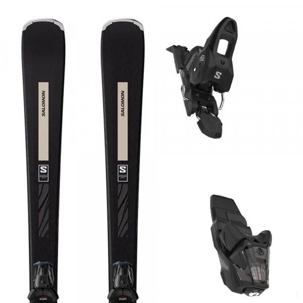 Лыжи горные Salomon E S/Max N°6 Xt C M + E M10 Gw black L80