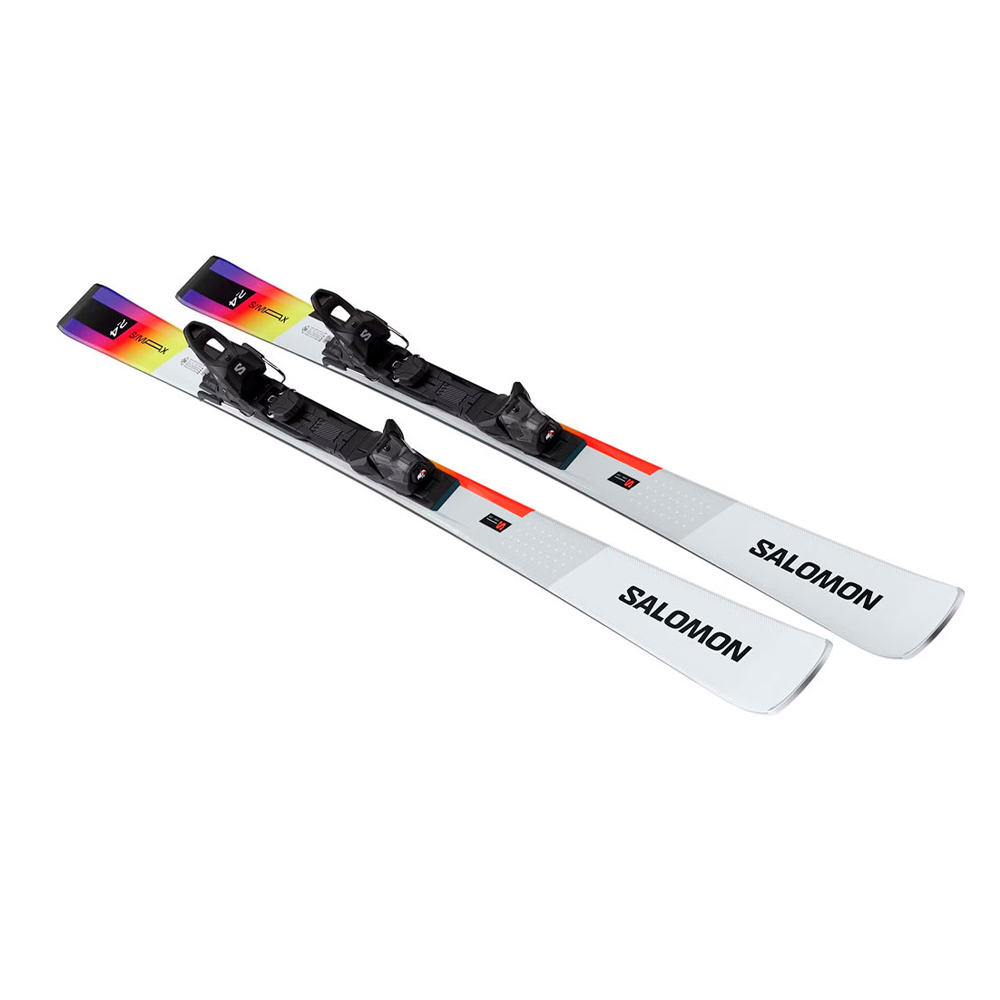 Лыжи горные Salomon E S/Max Endurance + E Mi12 Gw white black F80