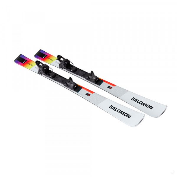 Лыжи горные Salomon E S/Max Endurance + E Mi12 Gw white black F80