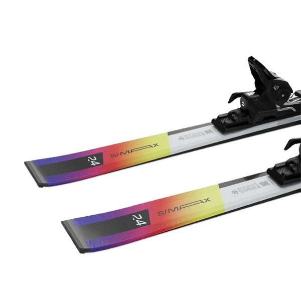 Лыжи горные Salomon E S/Max Endurance + E Mi12 Gw white black F80