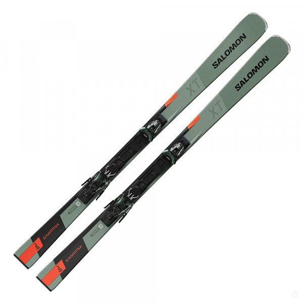 Лыжи горные Salomon E S/Max 8 Xt + E M10 Gw black L80