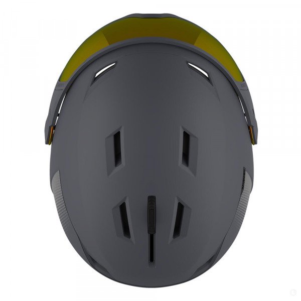Шлем горнолыжный с визором мужской Salomon Pioneer Lt Visor 