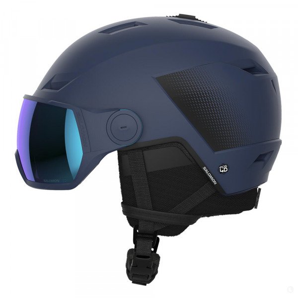Шлем горнолыжный с визором мужской Salomon Pioneer Lt Visor