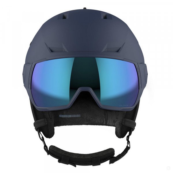 Шлем горнолыжный с визором мужской Salomon Pioneer Lt Visor