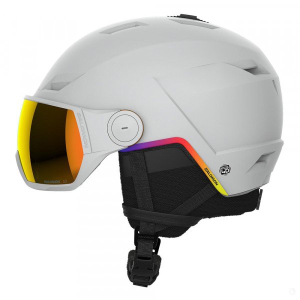 Шлем горнолыжный с визором мужской Salomon Pioneer Lt Visor