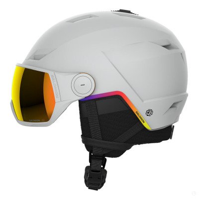 Шлем горнолыжный с визором мужской Salomon Pioneer Lt Visor Шлем горнолыжный с визором мужской Salomon Pioneer Lt Visor