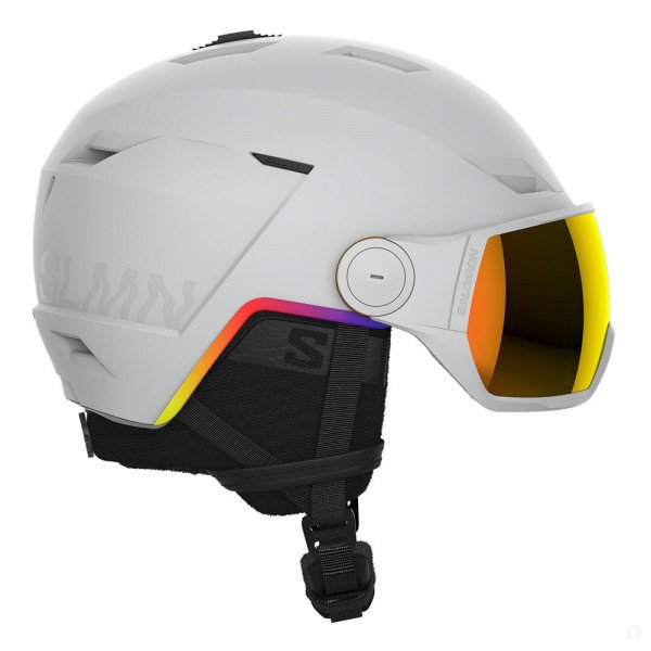 Шлем горнолыжный с визором мужской Salomon Pioneer Lt Visor