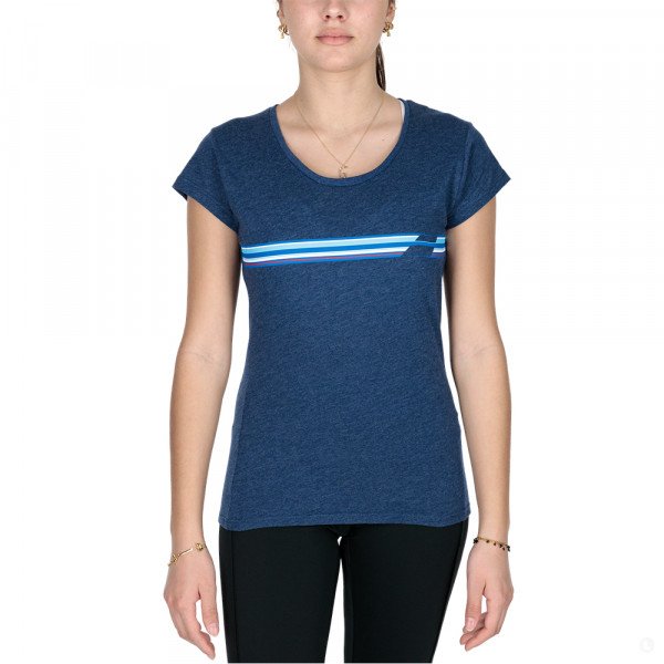 Футболка женская Babolat exercise Stripes Tee 