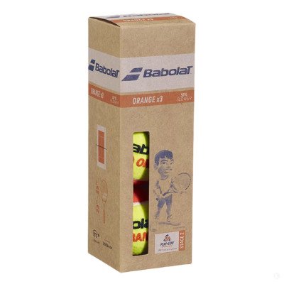 Мячи теннисные Babolat Orange х3  Мячи теннисные Babolat Orange х3