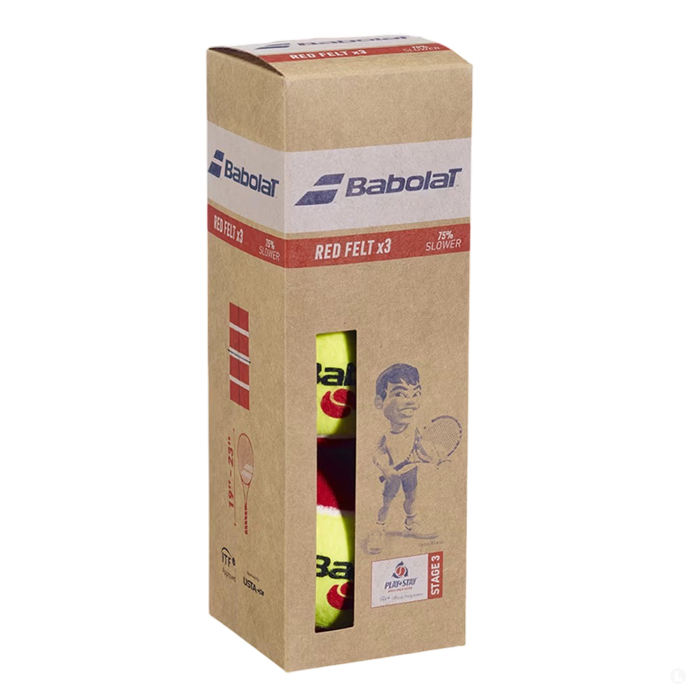 Мячи теннисные Babolat Red Felt x3 