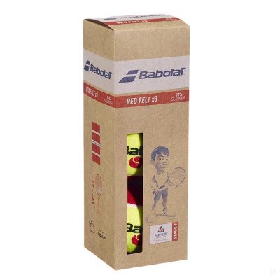 Мячи теннисные Babolat Red Felt x3  Мячи теннисные Babolat Red Felt x3