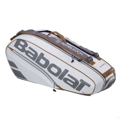 Сумка для ракеток Babolat RH x 6 Pure Wimbledon белая Сумка для ракеток Babolat RH x 6 Pure Wimbledon белая