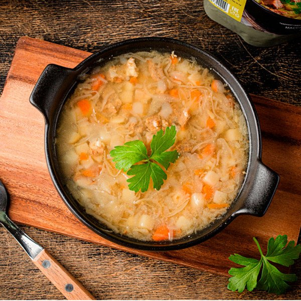 Щи со свининой и квашеной капустой, 300гр
