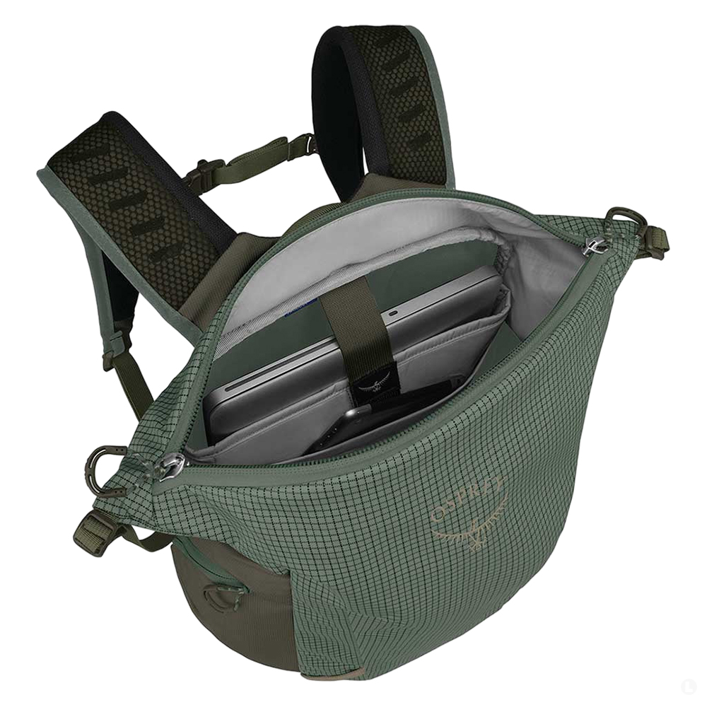 Спортивный рюкзак Osprey Transporter Zinch зеленый Спортивный рюкзак Osprey Transporter Zinch зеленый